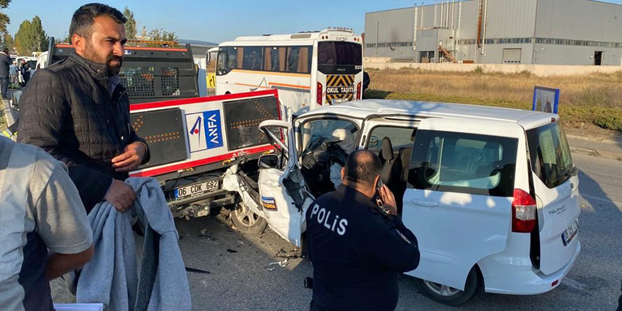 Ankara’da zincirleme kaza