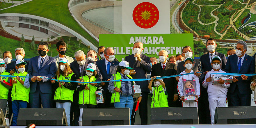 En büyük Millet Bahçesi Ankara'da açıldı