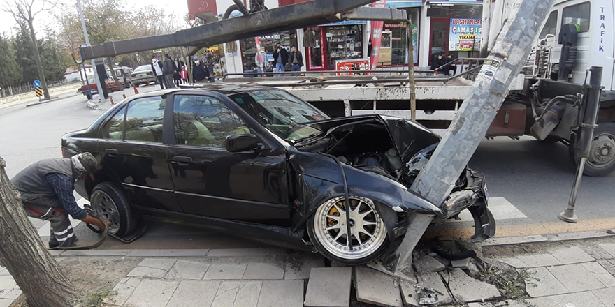 Polatlı’da kaza: 1 yaralı