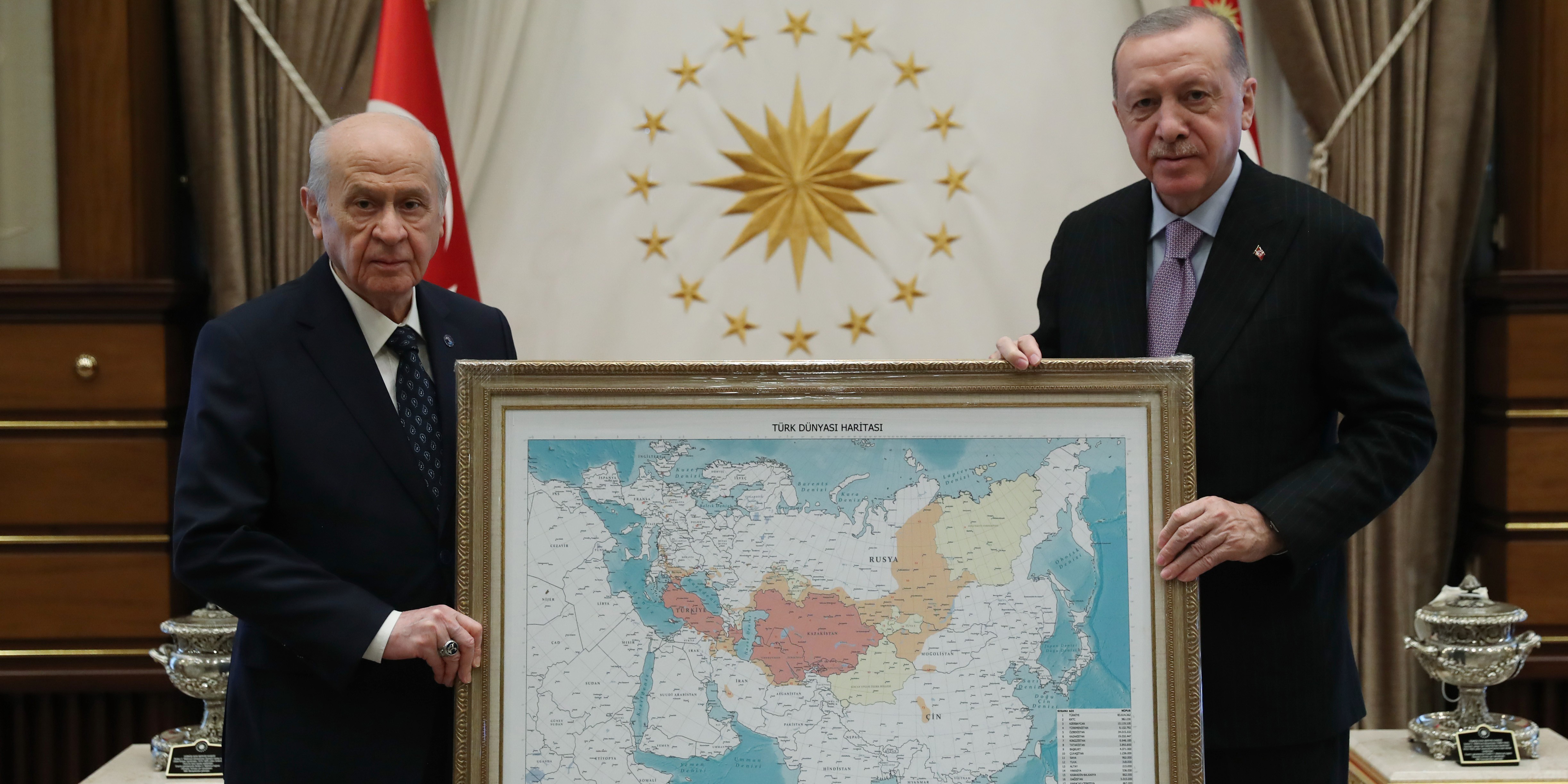 Cumhurbaşkanı Erdoğan, Bahçeli’yi kabul etti