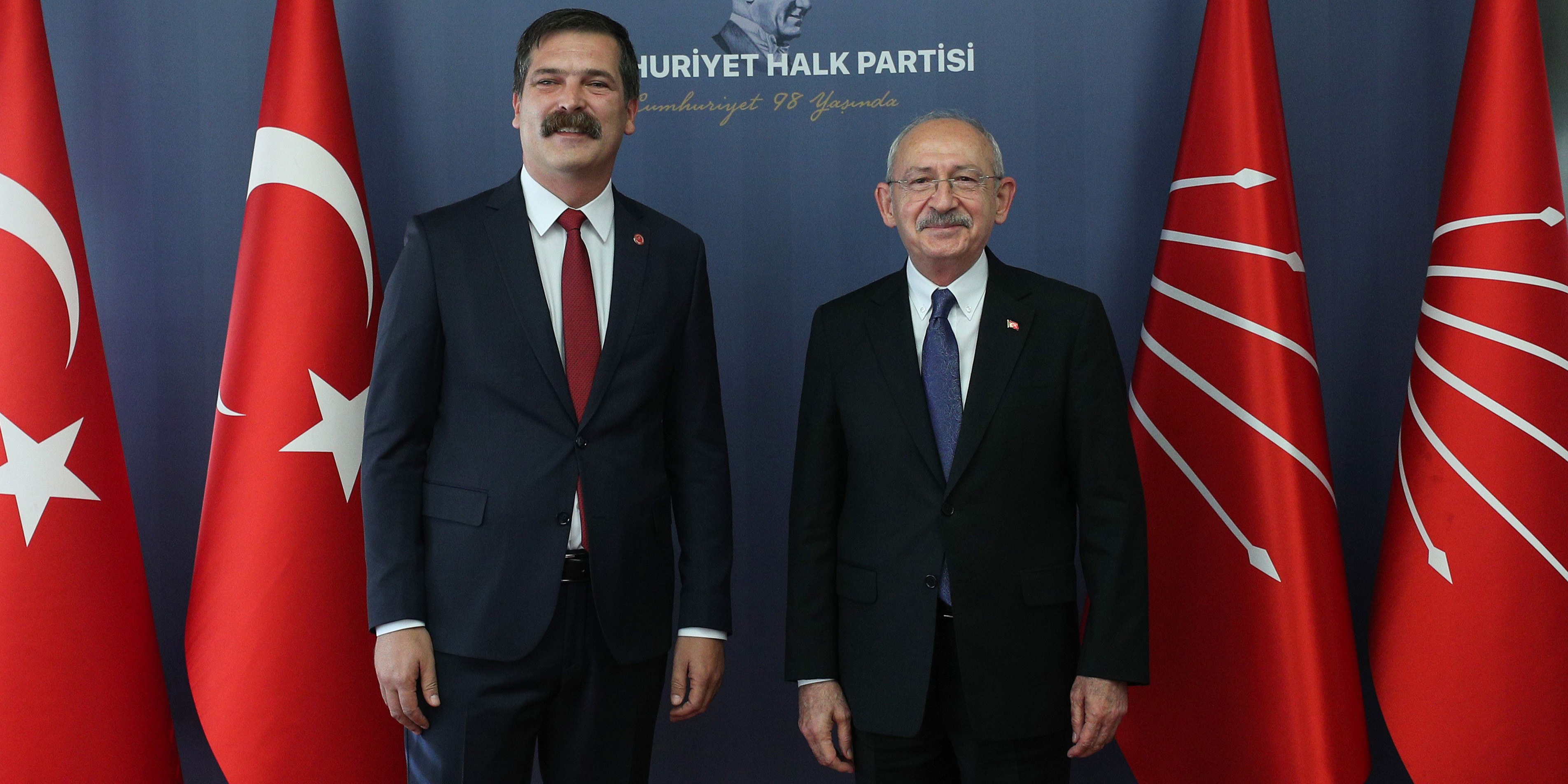 TİP Genel Başkanı Baş’tan CHP Genel Başkanı Kılıçdaroğlu'na ziyaret