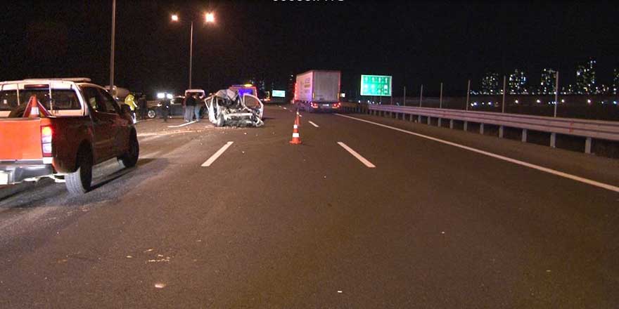 Ankara Çevre Yolun’da trafik kazası