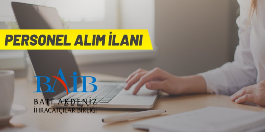 Personel alım ilanı