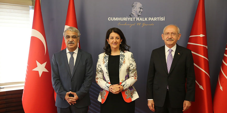 Pervin Buldan ve Mithat Sancar’dan CHP’ye ziyaret