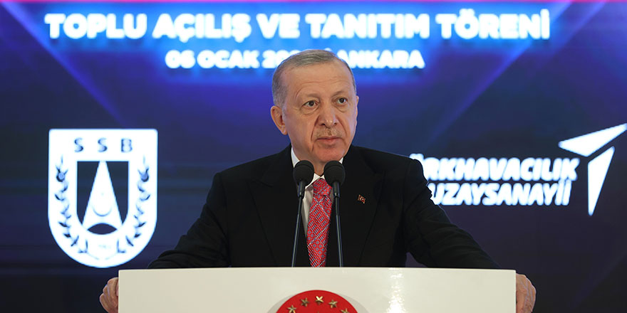 Cumhurbaşkanı Erdoğan'dan yerli üretim vurgusu