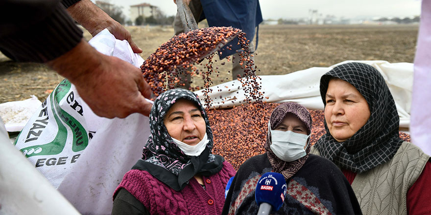 Kadın çiftçiler desteklerden memnun