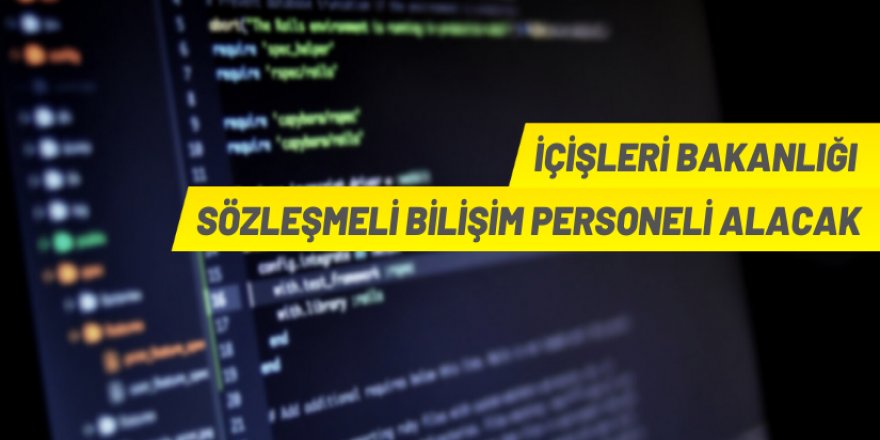 Sözleşmeli Personel alım ilanı