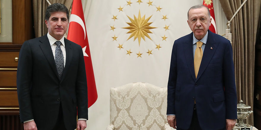 Cumhurbaşkanı Erdoğan, Barzani'yi kabul etti