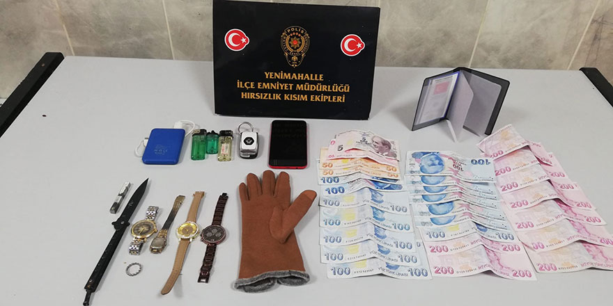 Ankara’da 10 ayrı evden hırsızlık şüphelisi yakalandı