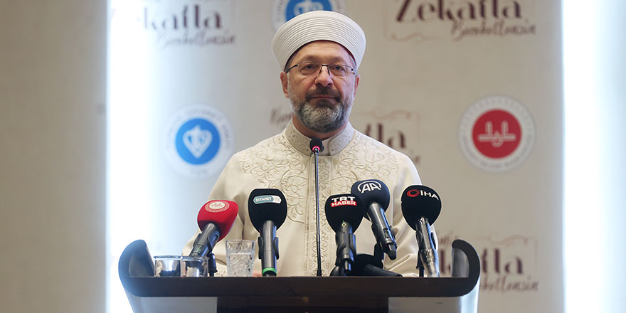 Diyanet İşleri Başkanı Erbaş: “Bizler kime karşı işlenirse işlensin her türlü zulmün karşısındayız”