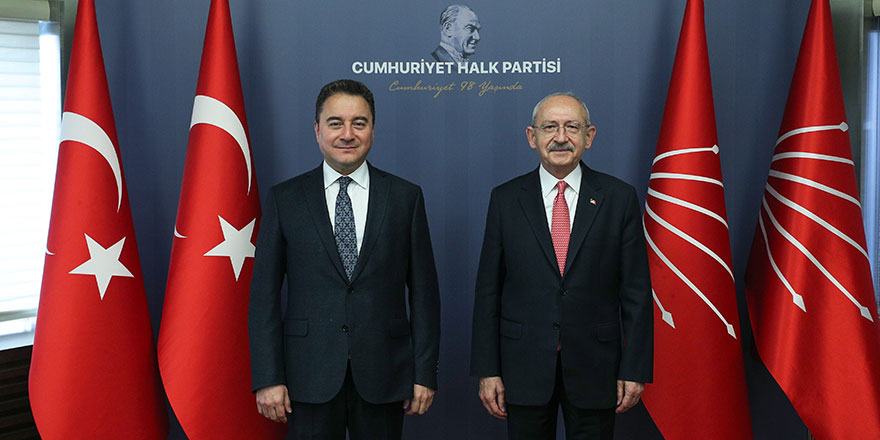 Kemal Kılıçdaroğlu, Ali Babacan’ı kabul etti