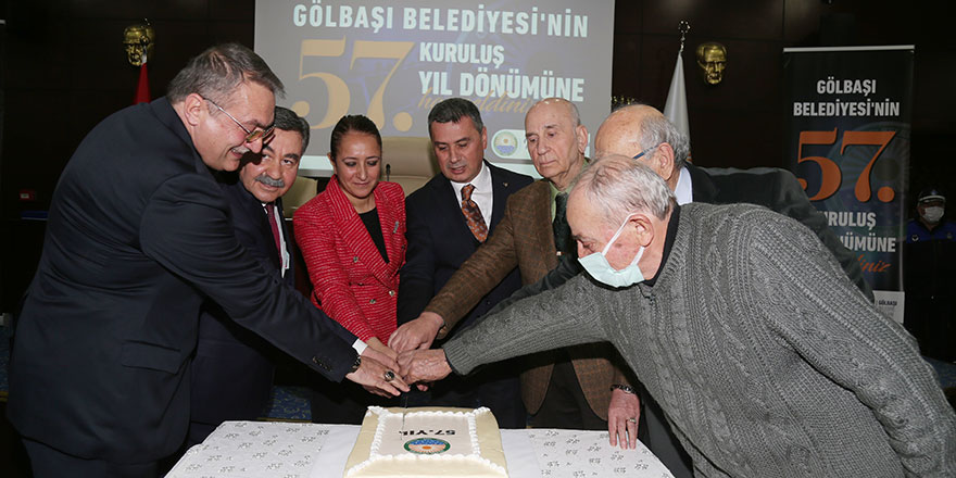 Gölbaşı Belediyesi 57’nci yaşını kutladı