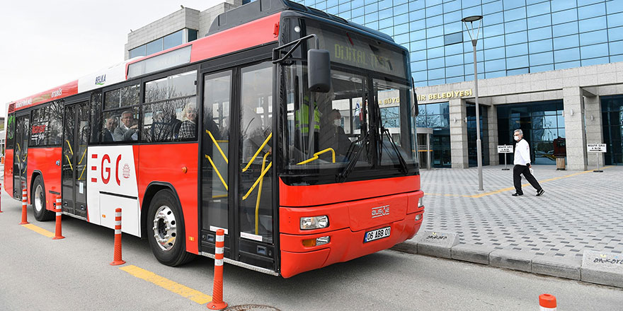 Dizelden dönüştürülmüş elektrikli otobüsler yola çıkmaya hazır