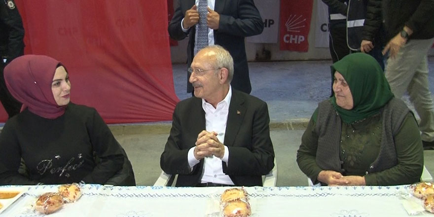 Kılıçdaroğlu, Pursaklarlı vatandaşlarla iftar yaptı