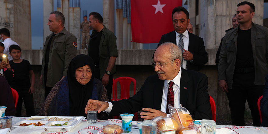 Kılıçdaroğlu, Temelli'de iftar yemeğine katıldı