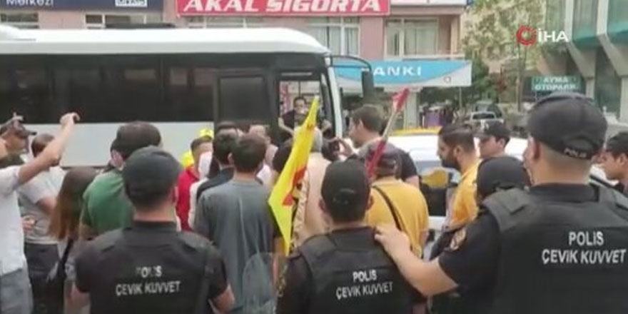 Başkent'te izinsiz gösteriye polis müdahale etti