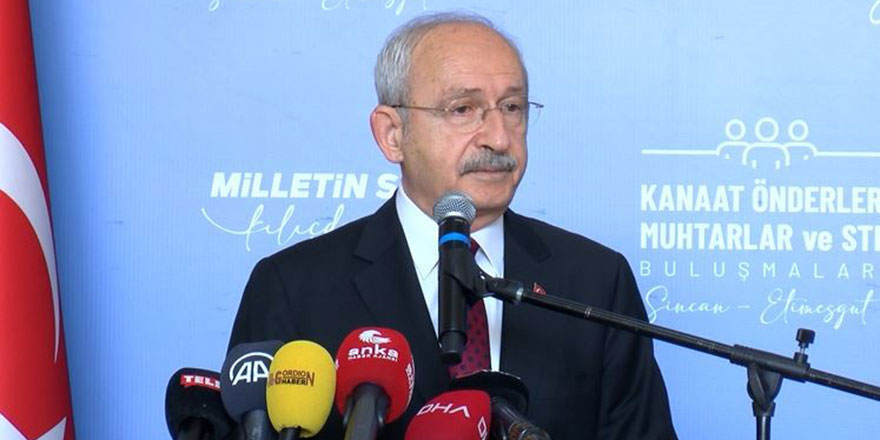 Kılıçdaroğlu: “Bizim iki kırmızı çizgimiz var; bayrağımız ve vatanımız”