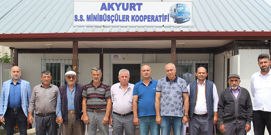 Akyurtlu minibüsçüler seri plakaya kavuştu