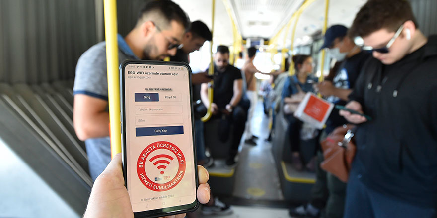 EGO otobüslerinde ücretsiz Wi-Fi dönemi başlıyor