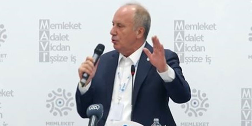 Muharrem İnce, muhalefete yüklendi