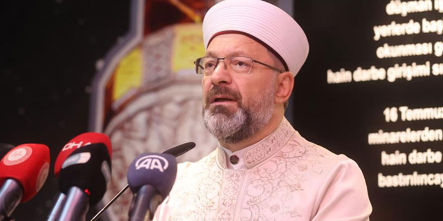 Diyanet İşleri Başkanı Erbaş’tan hicri yeni yıl mesajı