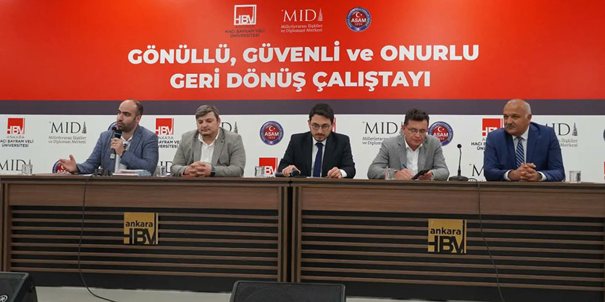 “Gönüllü, Güvenli ve Onurlu Geri Dönüş Çalıştayı” yapıldı