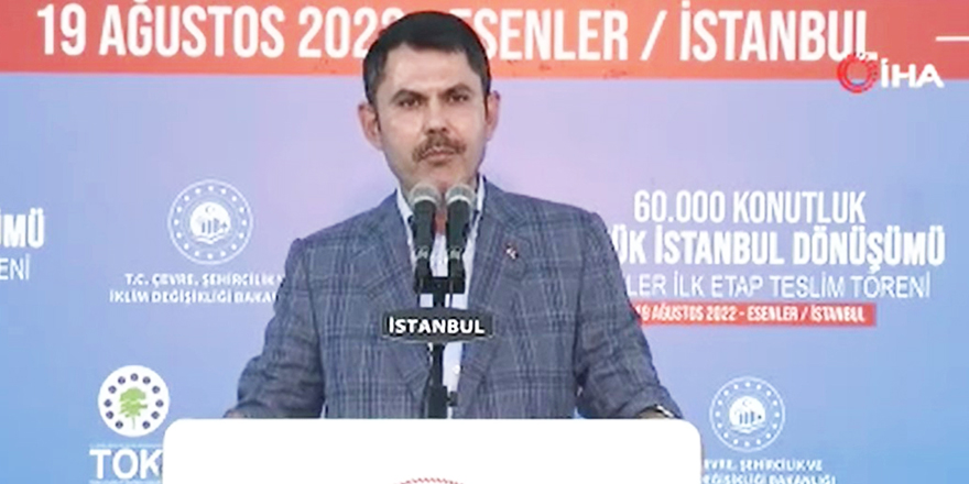 Bakan Kurum: 'Sizlere hizmet etmek boynumuzun borcudur'