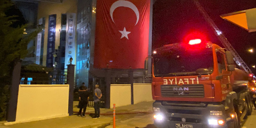 Ankara’da okulda korkutan yangın