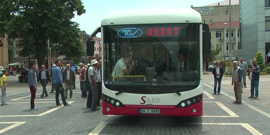 Düzce'de özel halk otobüsü hatları kiraya verilecek