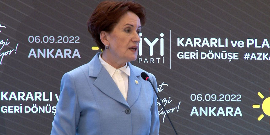 Akşener: “İktidarı uyarmaktan hiç geri durmadık”