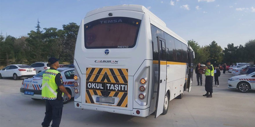 Ankara’da okul servislerine denetim