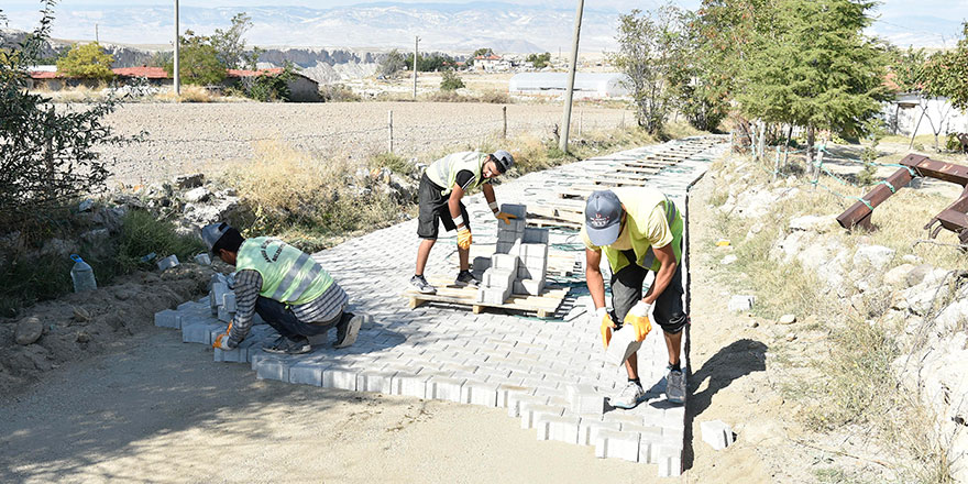 Büyükşehir'den köylere estetik dokunuş