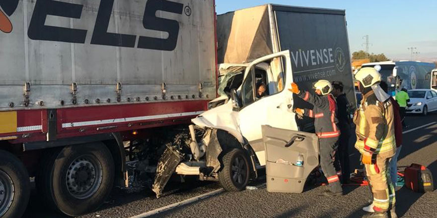 Başkentte trafik kazası: 1 yaralı