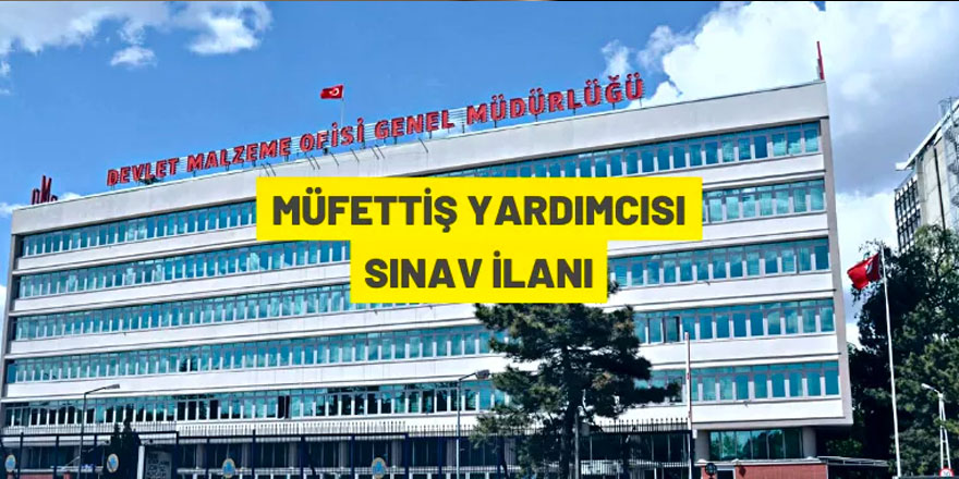 DMO Müfettiş Yardımcısı alacak