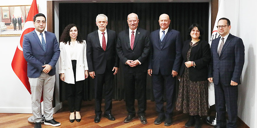 KKTC Büyükelçisi Korukoğlu'ndan ATO Başkanı Baran’a ziyaret