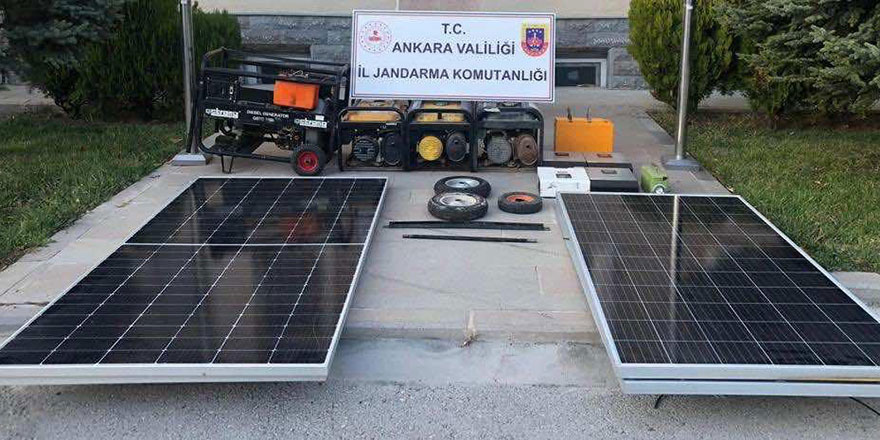 Ankara'da hobi evi hırsızına operasyon