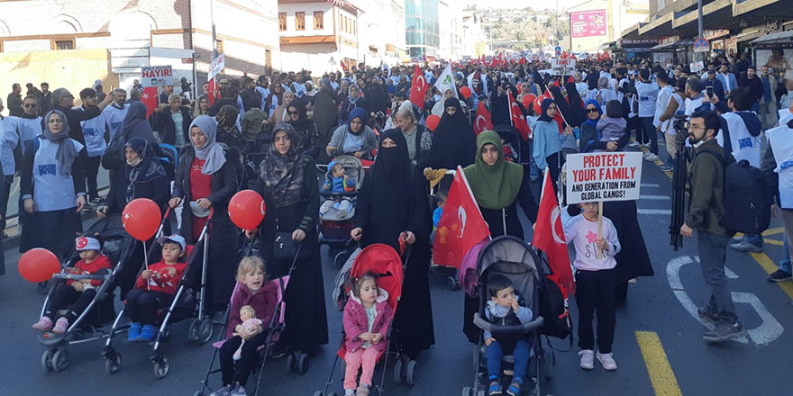 Başkent'te LGBT karşı yürüyüş yapıldı