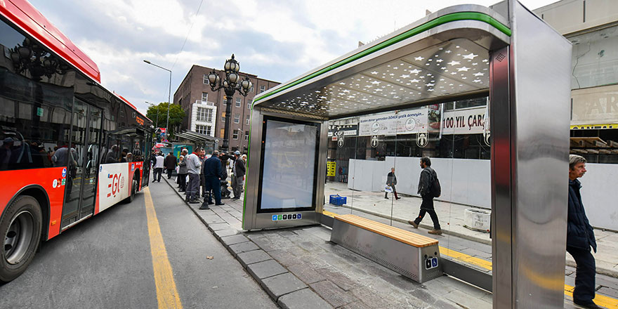 Başkentte yeni ve modern otobüs durakları geliyor