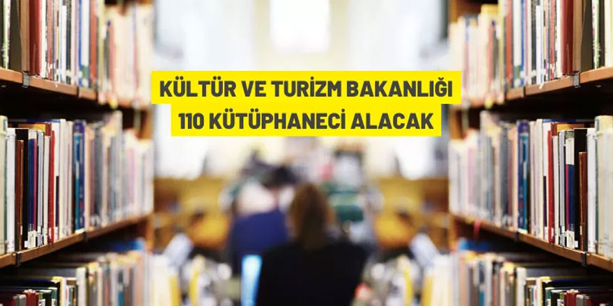 Kültür ve Turizm Bakanlığı 100 Kütüphaneci istihdam edecek