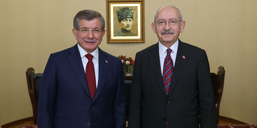 Davutoğlu, CHP Lideri Kılıçdaroğlu'nu ziyaret etti