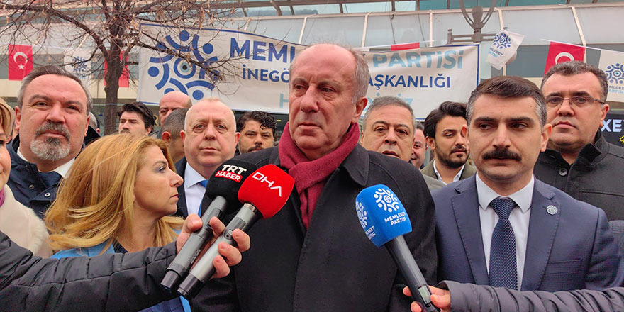 Muharrem İnce: ''Sekretarya bir Cumhurbaşkanı istiyorlar''