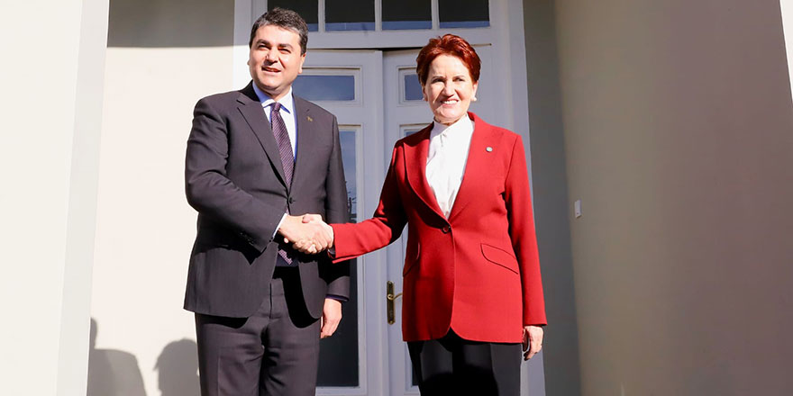 Akşener'den Demokrat Parti lideri Uysal’a ziyaret