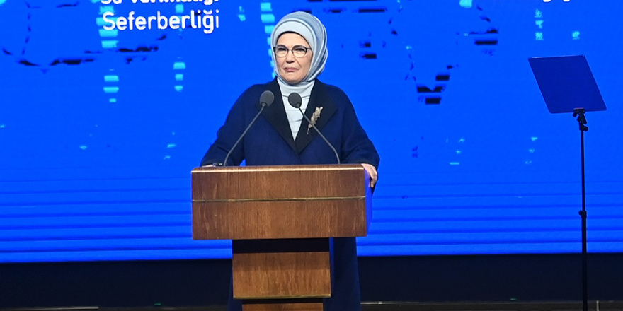 Emine Erdoğan: "Su vatandır inancıyla geleceğimize birlikte sahip çıkalım"