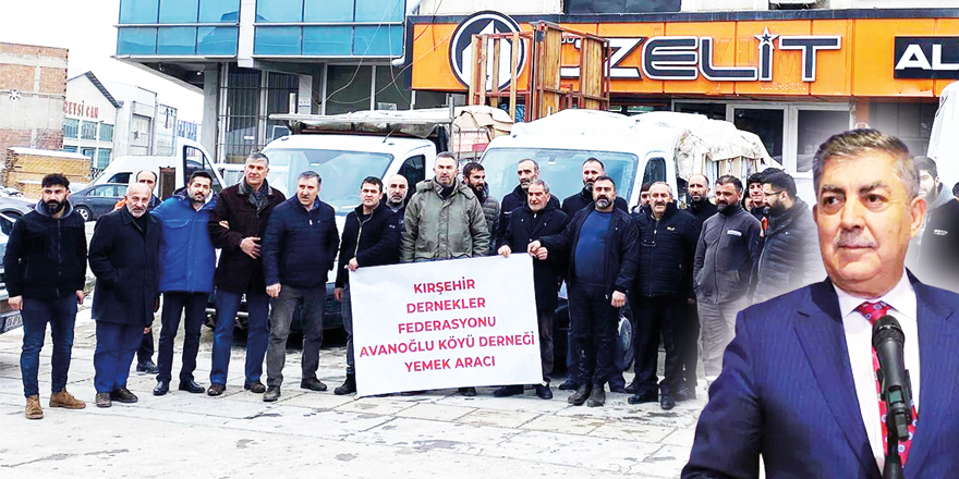 Kırşehirliler deprem bölgesinde