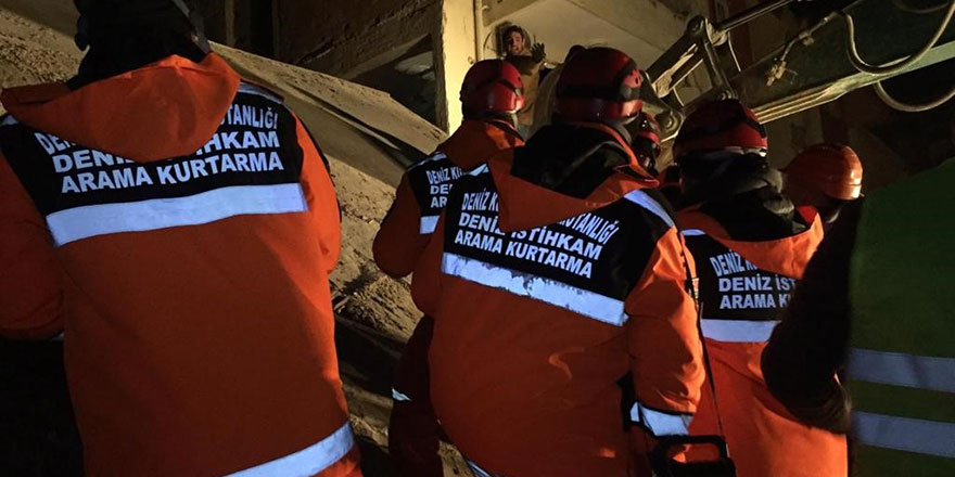 Sismik-akustik dinleme cihazıyla enkaz altından bir kişi kurtarıldı