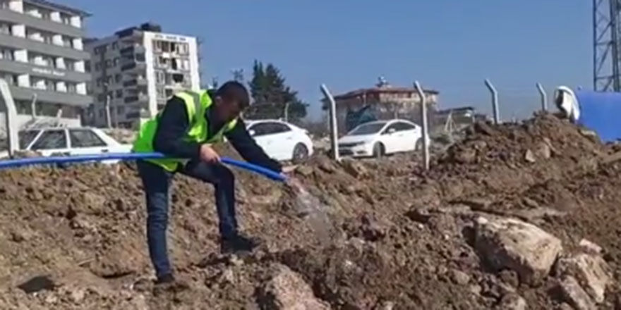 ASKİ deprem bölgesinde çalışmalarını sürdürüyor