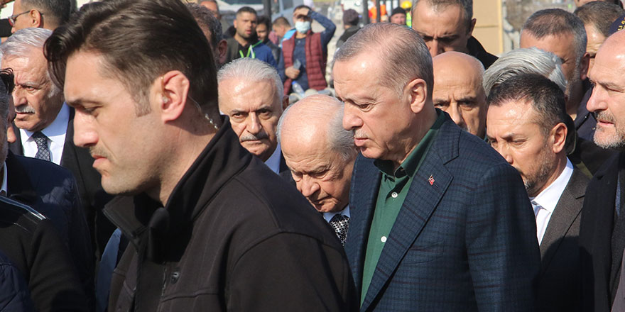 Cumhurbaşkanı Erdoğan ve MHP Lideri Bahçeli Hatay'da