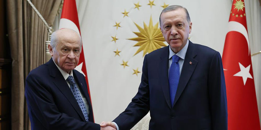 Erdoğan Bahçeli ile görüştü