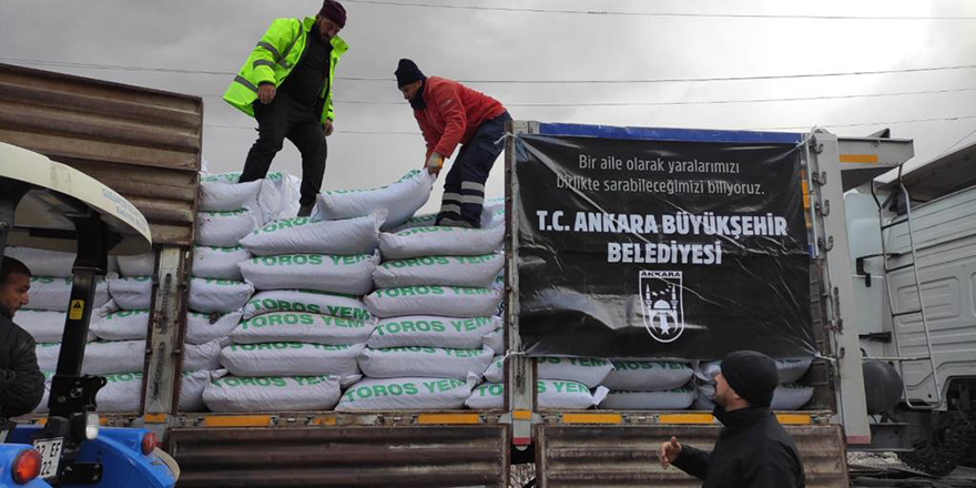 ABB'den deprem bölgesindeki hayvanlara yem desteği