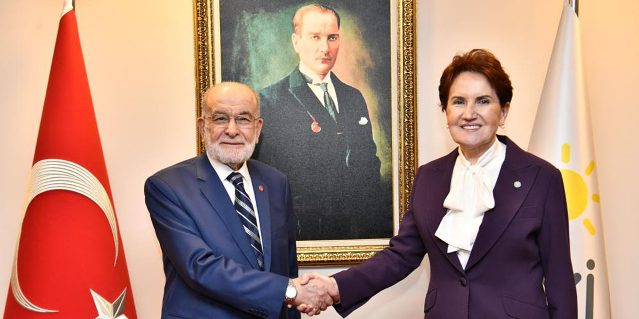 Karamollaoğlu'ndan Akşener'e ziyaret